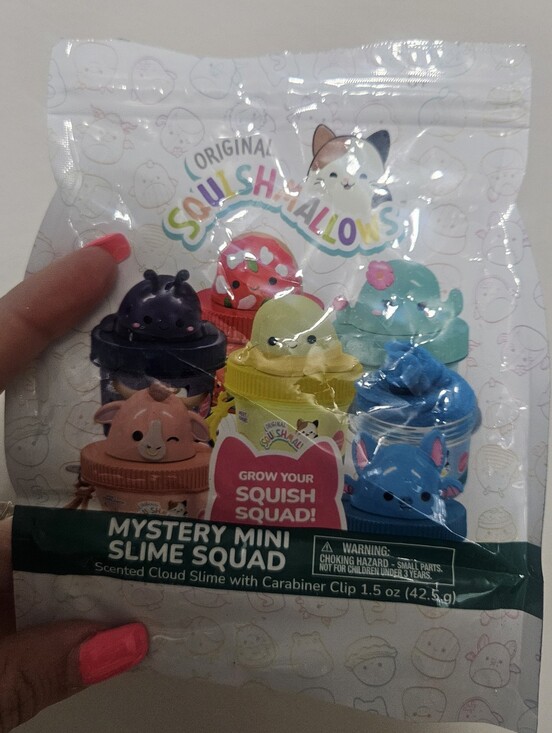 Squishmallows Other - Squishmallows Mystery Mini Cloud Slime Squad With Clip - Tyrone Grape Scented